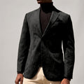 Troy - Men's Suede Notch Lapel Blazer with Front Pockets 5