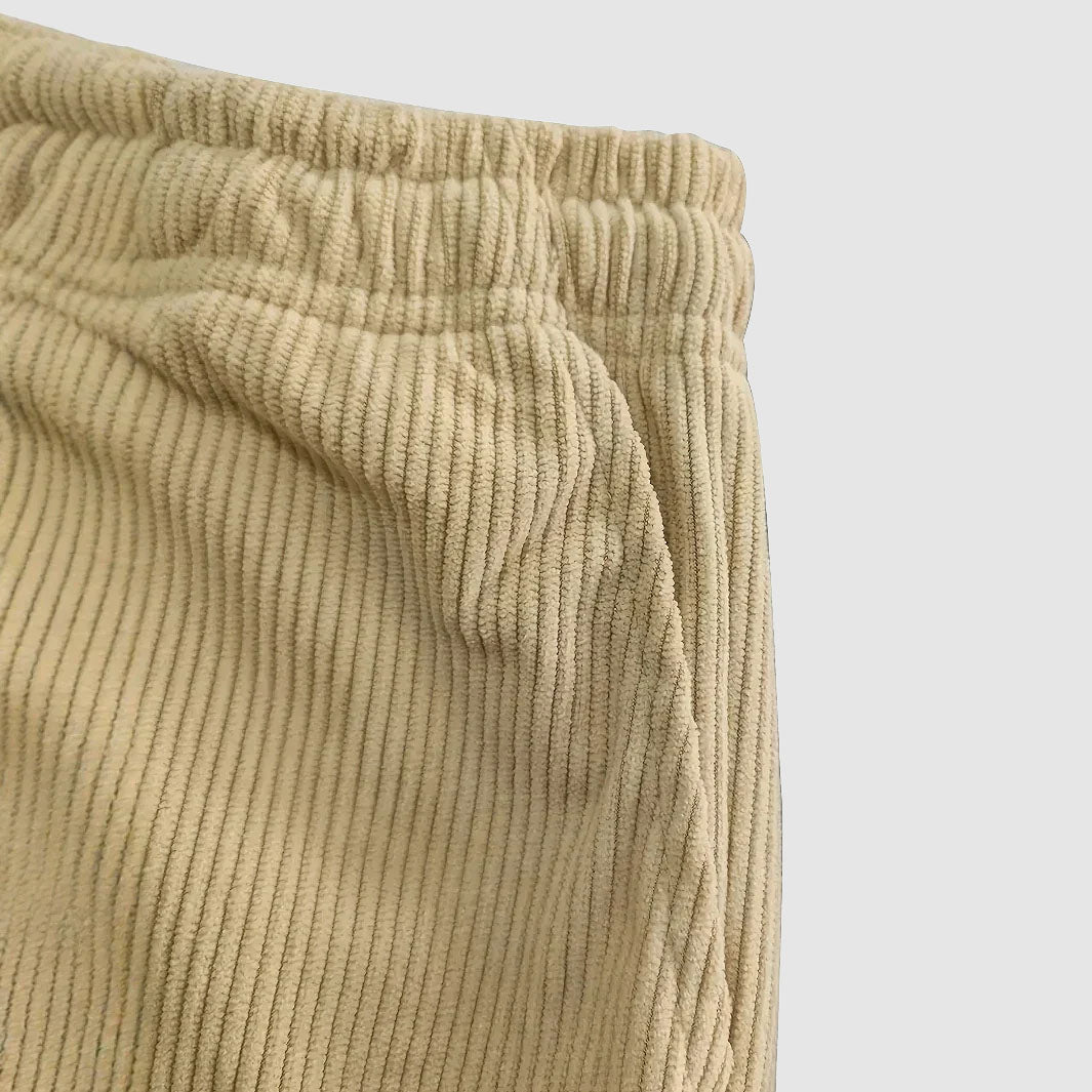 Wesley - Men's Ribbed Corduroy Drawstring Trousers