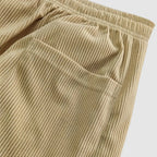Wesley - Men's Ribbed Corduroy Drawstring Trousers